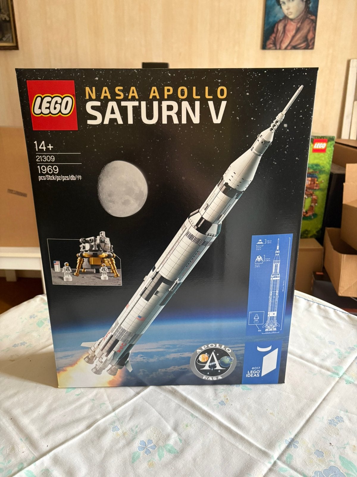 Lego Ideas 21309 NASA Apollo Saturn V, Enlèvement ou Envoi, Neuf, Lego, Ideas