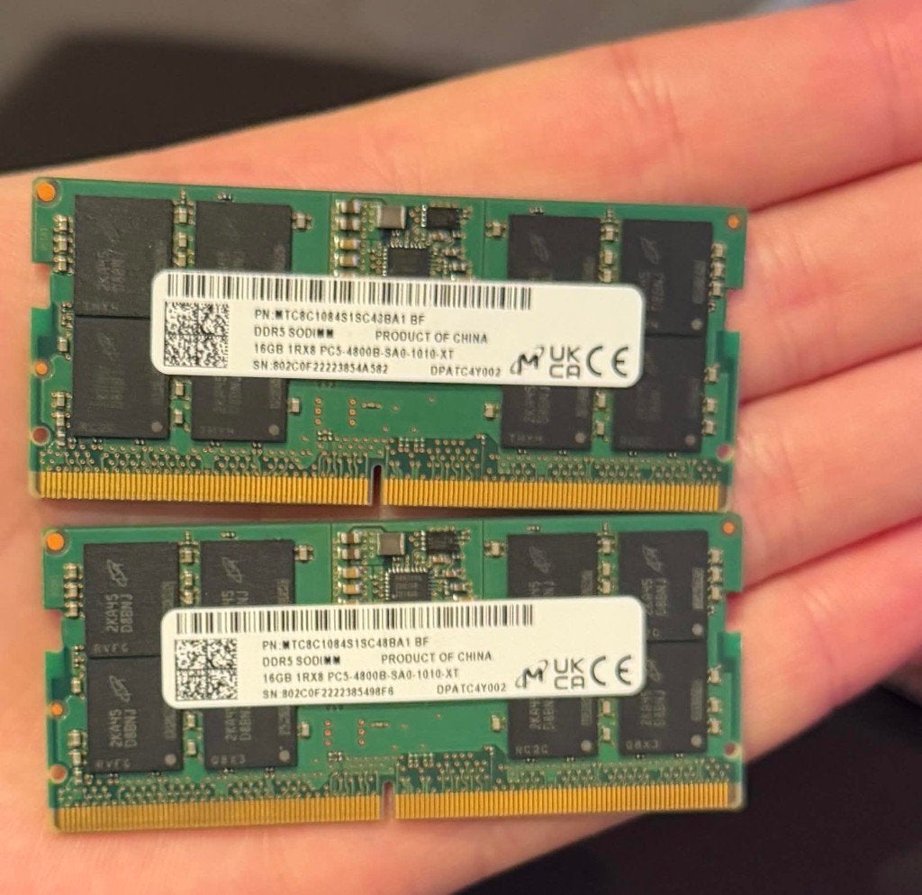 RAM 32GB DDR5, Informatique & Logiciels, 32 GB, Comme neuf, Enlèvement, DDR5