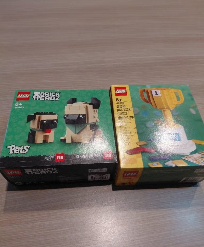 Lego 2 setjes 40440 en 40385, Enlèvement ou Envoi, Lego, Ensemble complet, Comme neuf