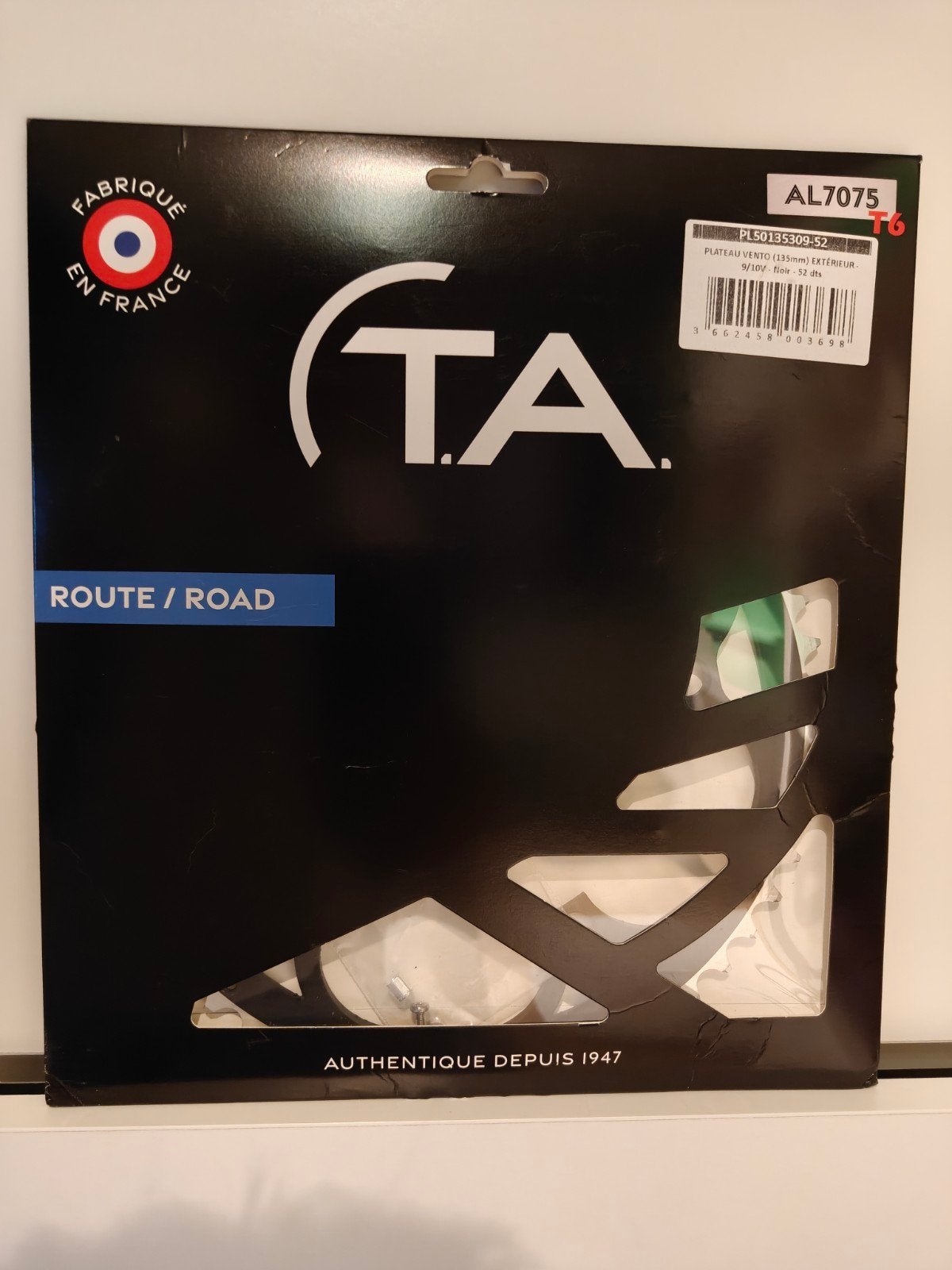 T.A. Specialites Vento Buiten Kettingblad buiten BCD135 52t, Vélos & Vélomoteurs, Vélos Pièces, Neuf, Pédalier ou Pédales, Campagnolo