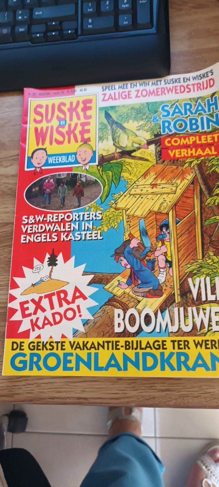 speciale editie Suske en Wiske, Ophalen