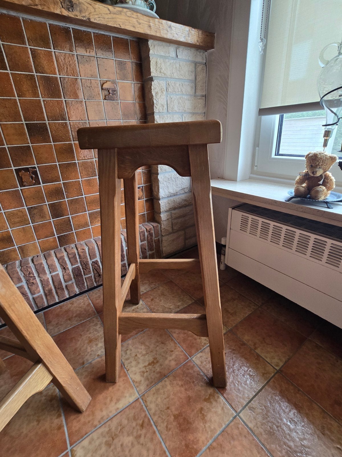 barkruk, Maison & Meubles, Tabourets de bar, 2 tabourets, Enlèvement, Bois