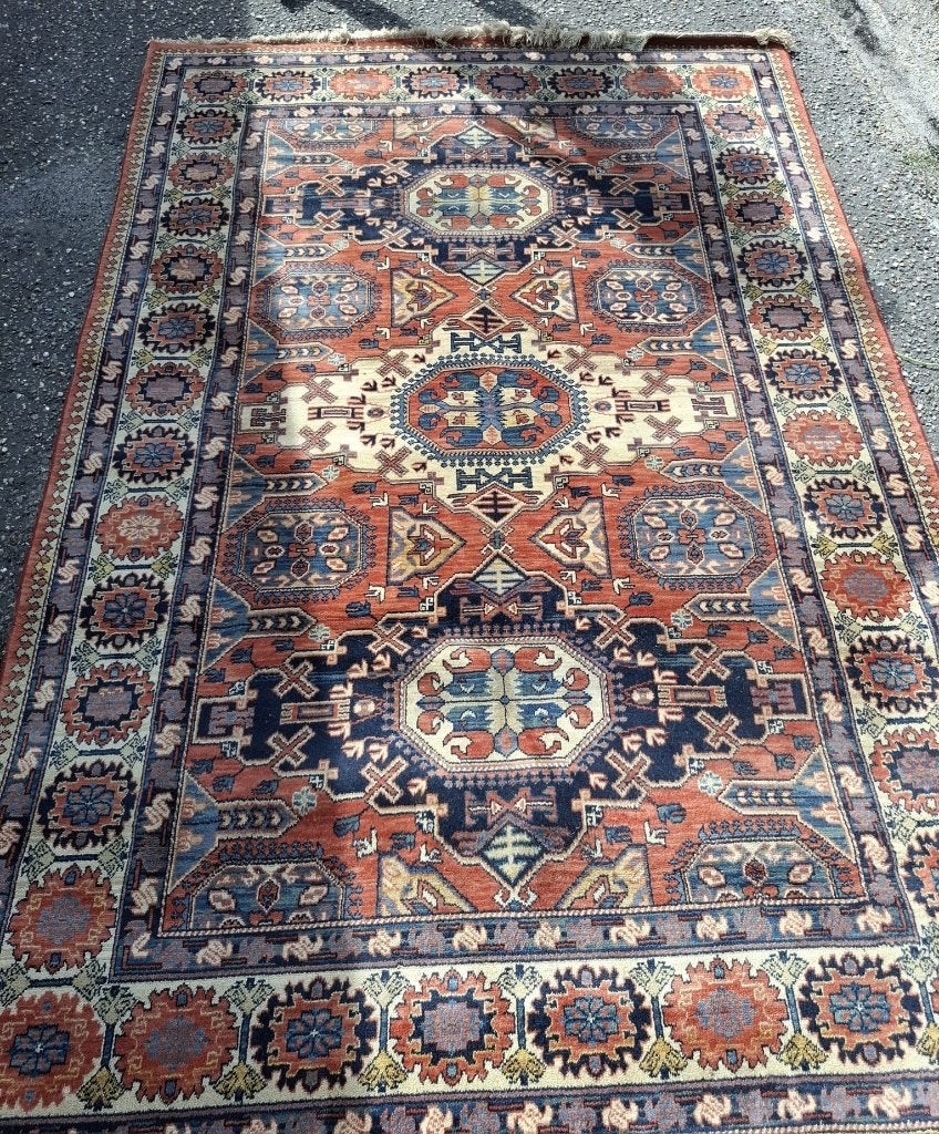 Tapijten, Ophalen, Gebruikt, Blauw, Klassiek