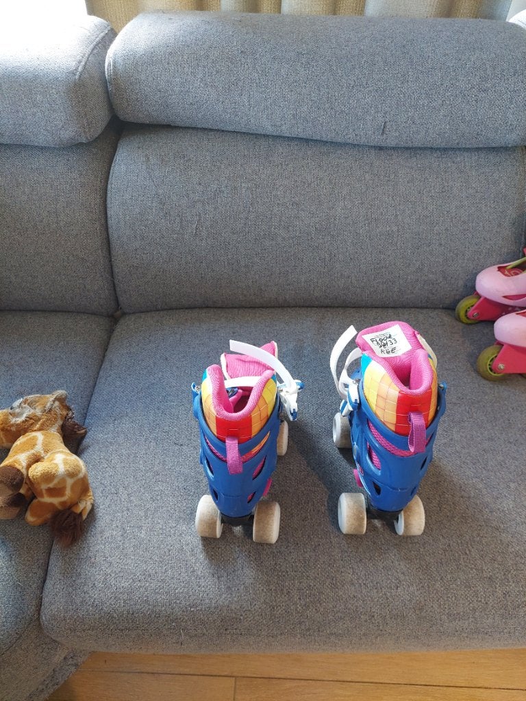 Rolschaatsen, Ophalen, Verstelbaar, Zo goed als nieuw, Kinderen