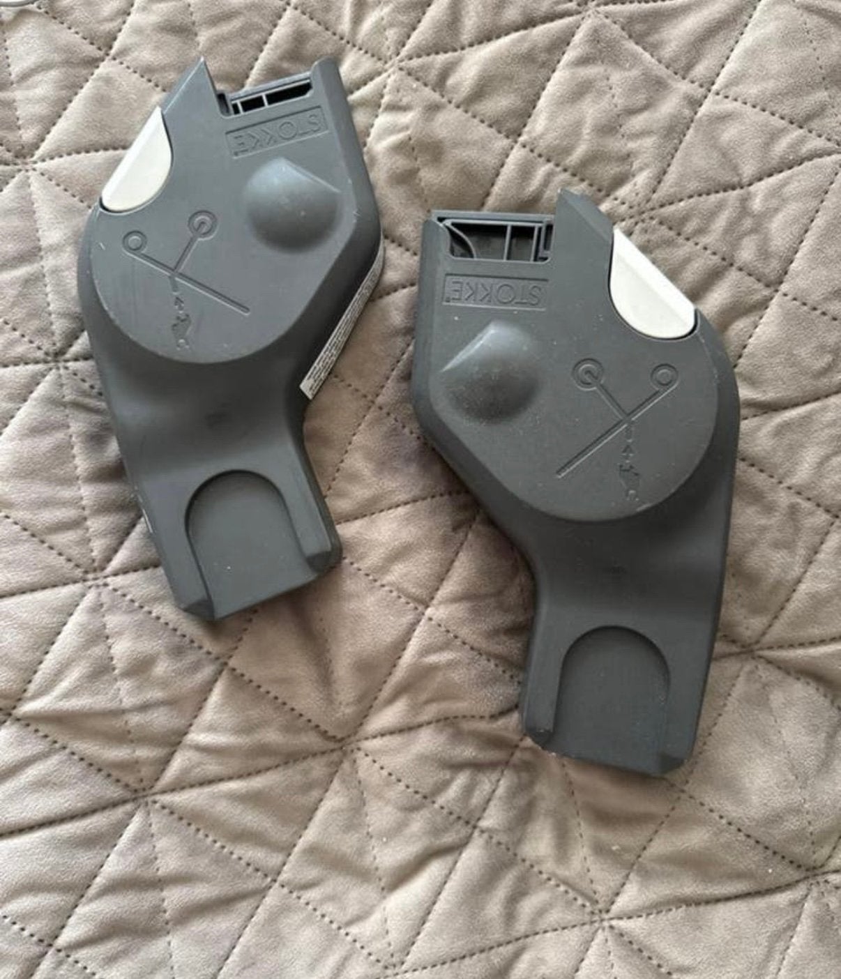 Adaptateurs et adaptateurs Stokke Xplory pour Maxi Cosi, Enfants & Bébés, Babygeluk, Comme neuf, W, Isofix