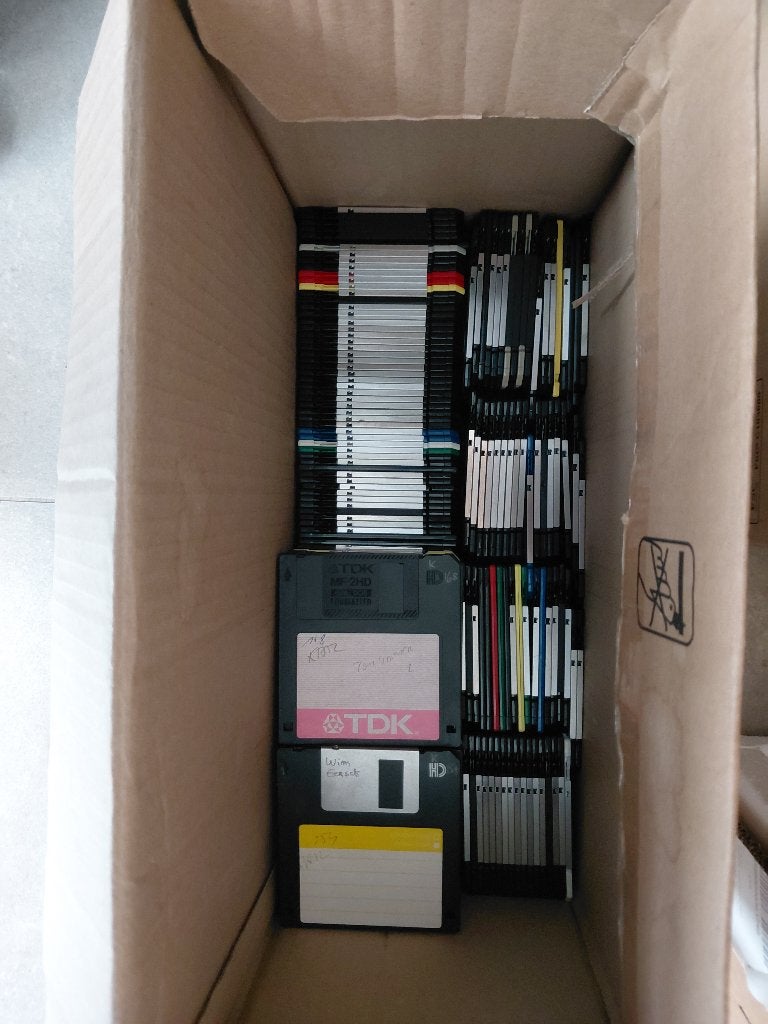 *** Een doos van 120+ floppy disks te koop! ***, Computers en Software, Ophalen of Verzenden, Gebruikt, Overige typen, Herschrijfbaar