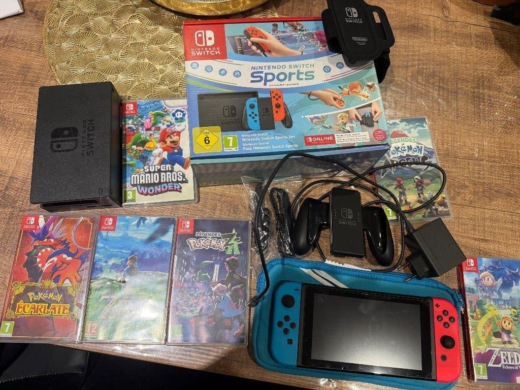 Nintendo switch sport, Enlèvement, Comme neuf, Avec 2 manettes, Avec jeux