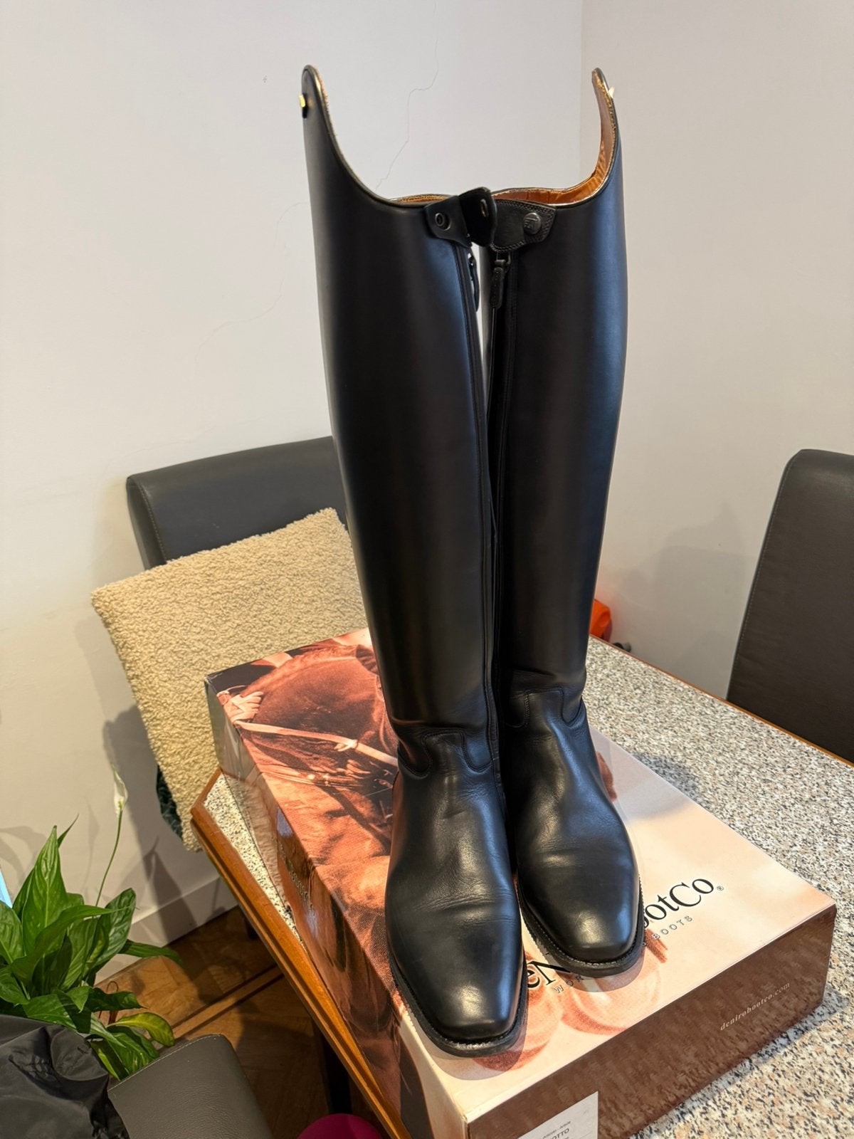 DeNiro Boot Co. leren rijlaarzen giotto, Dieren en Toebehoren, Ophalen of Verzenden, Zo goed als nieuw, Zwart, M