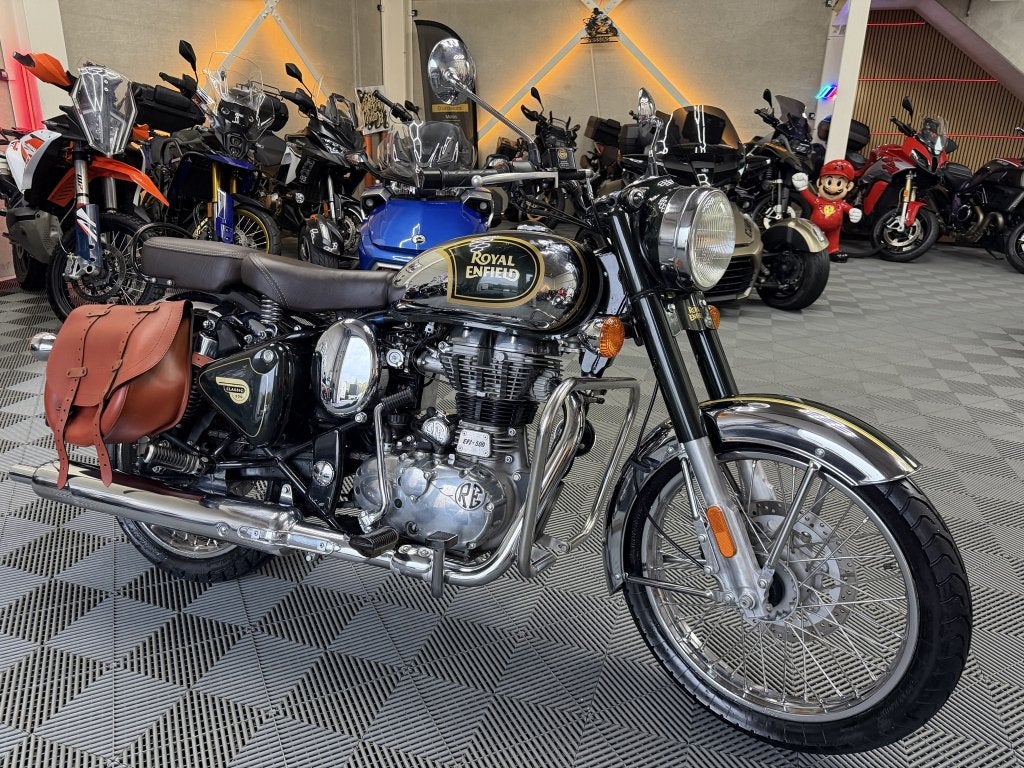 ROYAL ENFIELD CLASSIC 500 * GARANTIE * 2021 * 7.974 km, Motoren, Occasion, 499 cc, Bedrijf, Minimaal motorrijbewijs A2