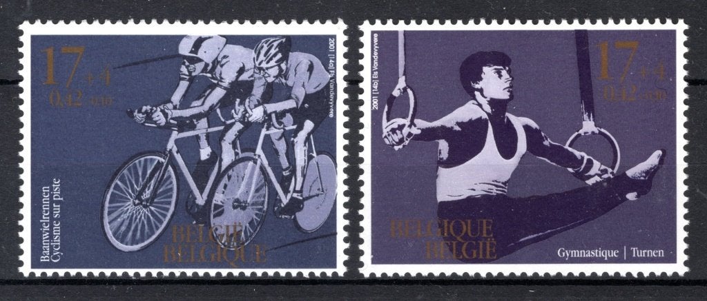 3012/3013 MNH** 2001 - Wereldkampioenschappen Wielrennen, Postzegels en Munten, Verzenden, Postfris, Postfris