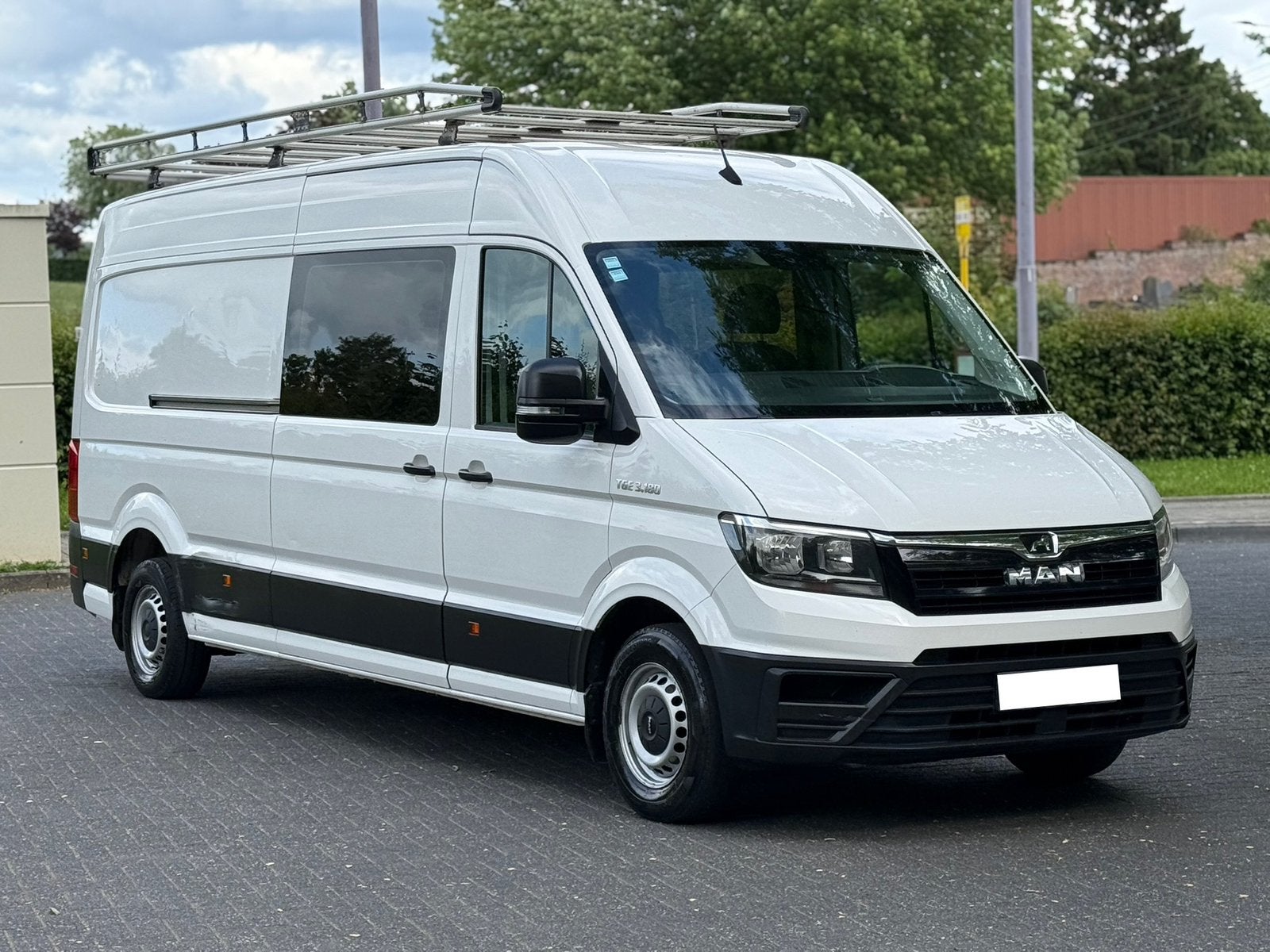 MAN TGE 2.0TDi extra lang chassis dubbele cabine 7Plaats, Auto's, Bestelwagens en Lichte vracht, 1998 cc, Euro 6, 4 cilinders