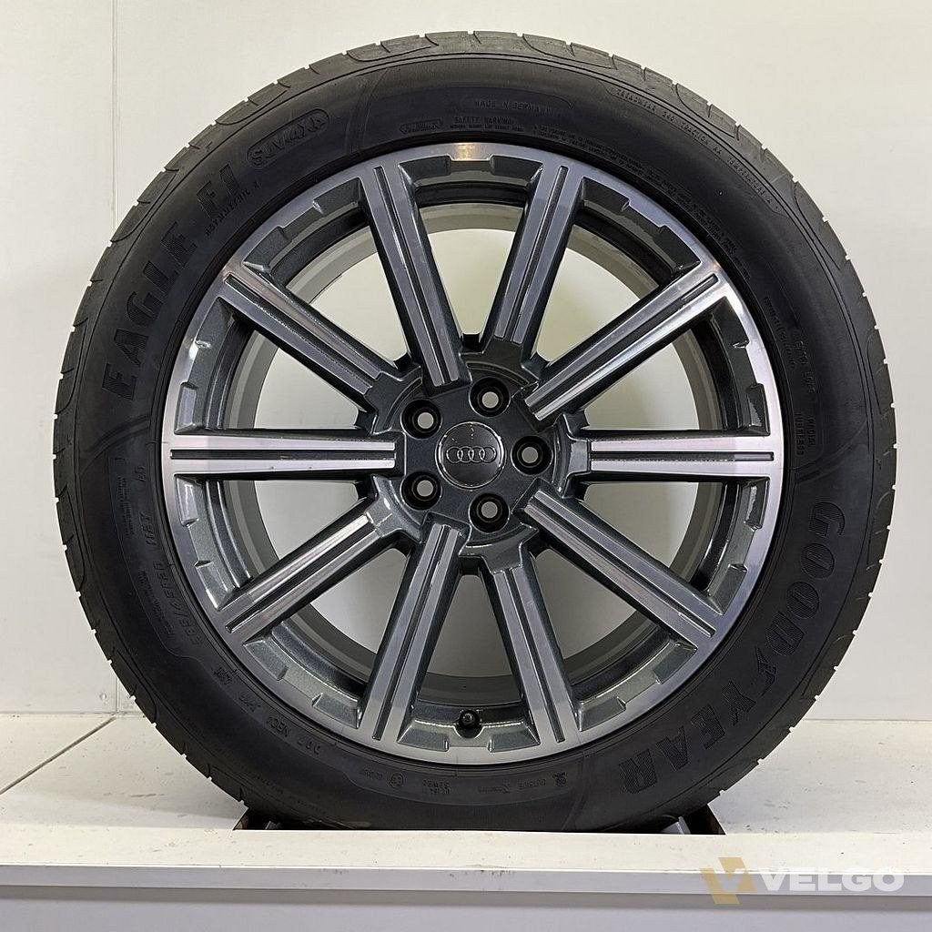 AUDI Q7 SQ7 VW TOUAREG SET VELGEN + ZOMERBANDEN 20 INCH, Auto-onderdelen, Gebruikt, -, 285 mm, -