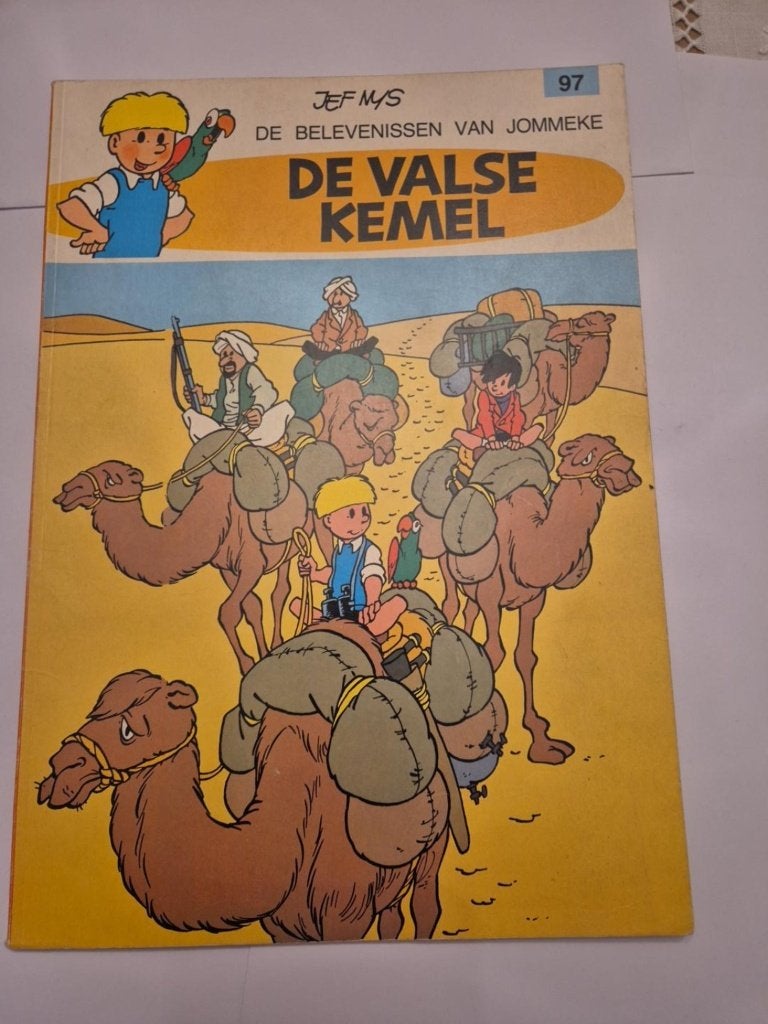 Jommeke nr. 97 – De valse kemel, Une BD, Envoi, Utilisé
