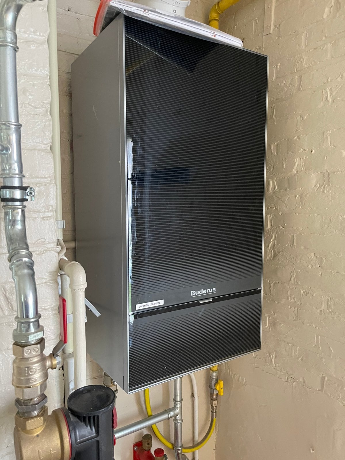 Gascondensatieketel Buderus Logamax Plus – 35 kW, Doe-het-zelf en Bouw, Ophalen, Gebruikt, Radiator