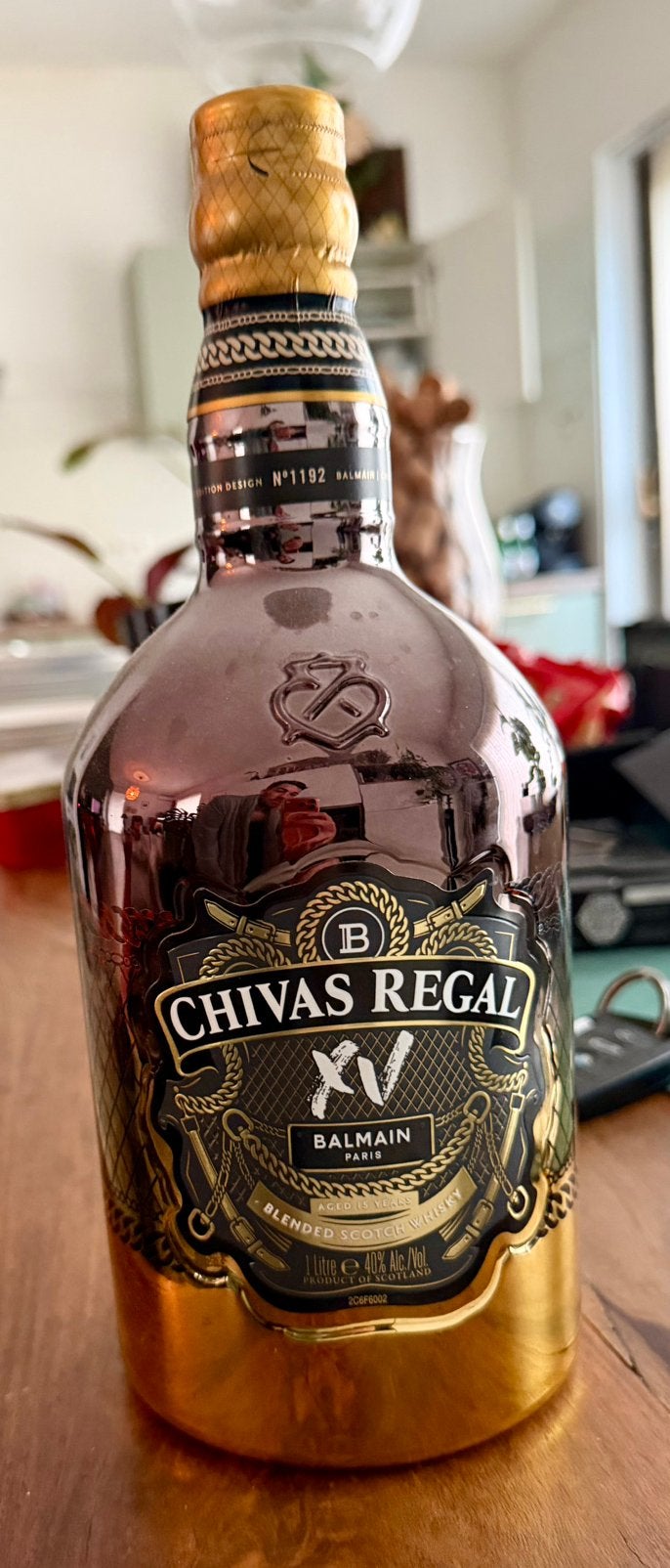 Chivas regal x balmain, Ophalen of Verzenden, Nieuw, Overige typen, Vol