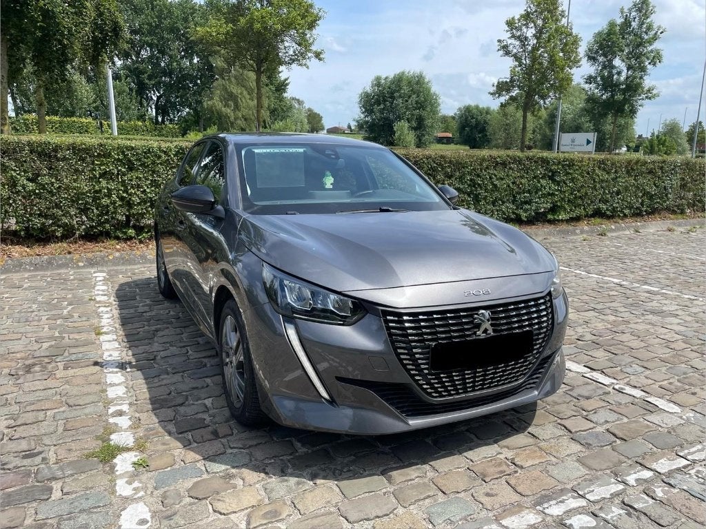 Peugeot 208 style 1.2 benzine airco/navi/led/cruise control, Autos, Argent ou Gris, Achat, Euro 6, Noir