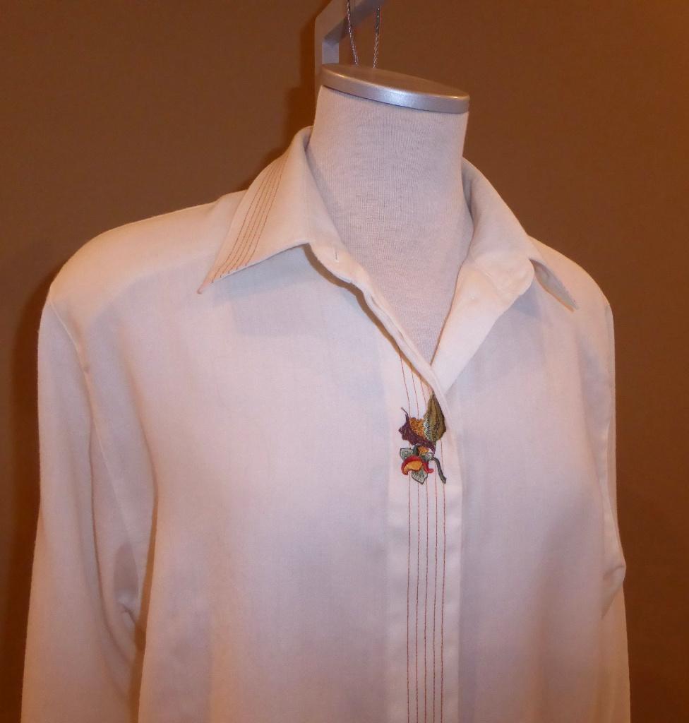 Ecru bloes " Sommermann " m 42, Kleding | Dames, Blouses en Tunieken, Ophalen, Zo goed als nieuw
