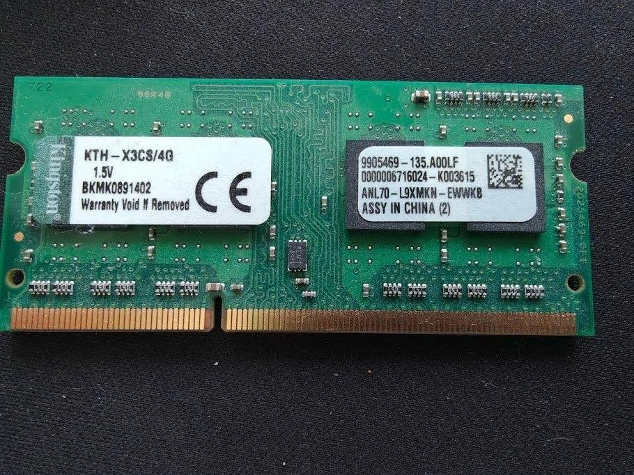 Kingston 4GB DDR3-1600 SO-DIMM 1Rx8, Computers en Software, Gebruikt, Verzenden, DDR3, Laptop