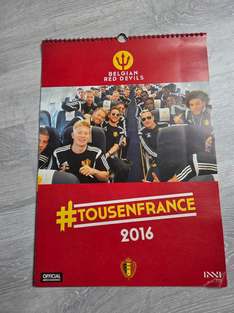 Calendrier officiel Diables Rouges 2016, Divers, Enlèvement ou Envoi