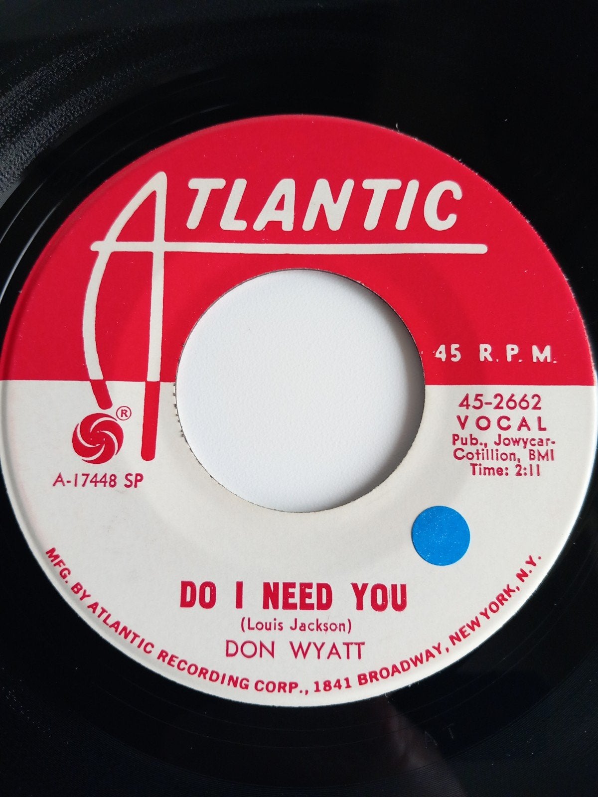 DON WYATT. DO I NEED YOU. R&B USA 45T, Enlèvement ou Envoi