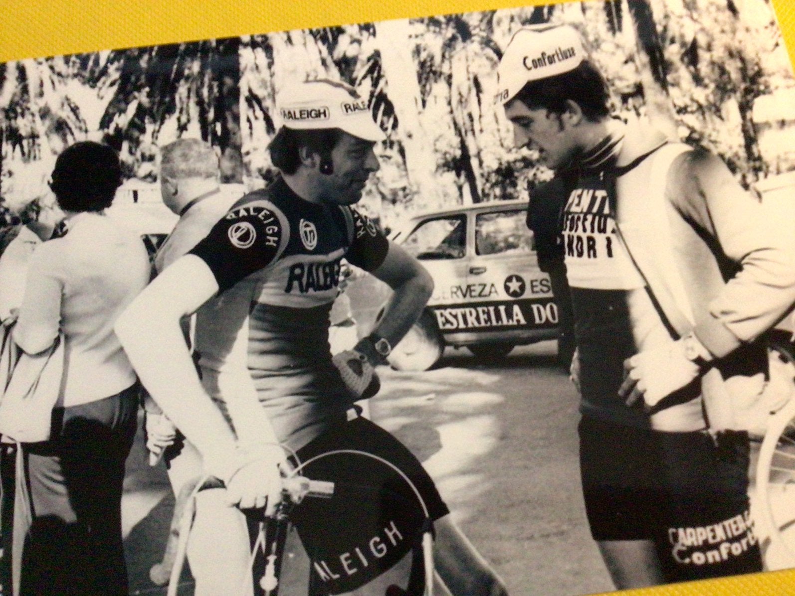 persfoto jose de cauwer freddy maertens, Ophalen of Verzenden, Zo goed als nieuw