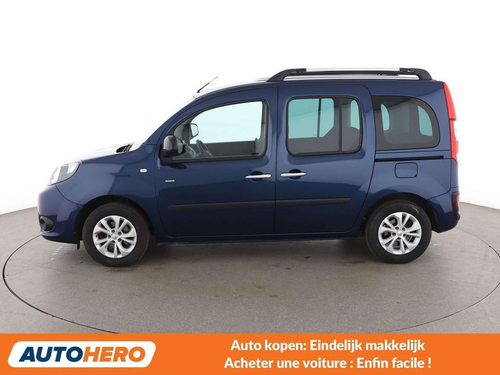 Renault Kangoo 1.2 TCe Energy Limited (bj 2017), Auto's, Renault, Voorwielaandrijving, Stof, Zwart, Blauw