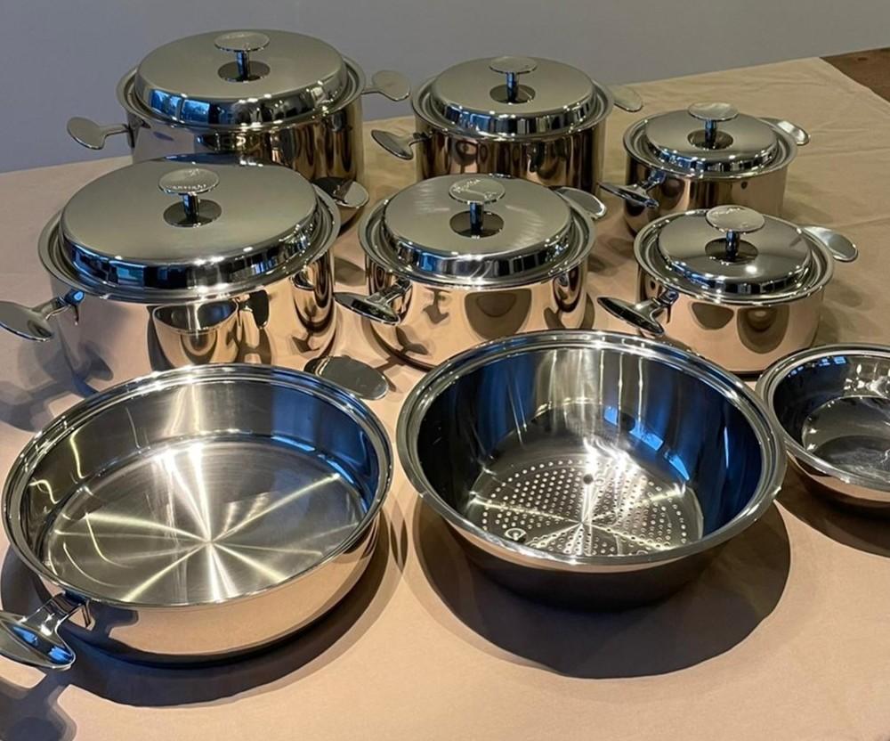 Casseroles Vanstahl, Maison & Meubles, Cuisine | Casseroles & Poêles, Neuf, Ensemble de casseroles, Inox, Plaques à induction
