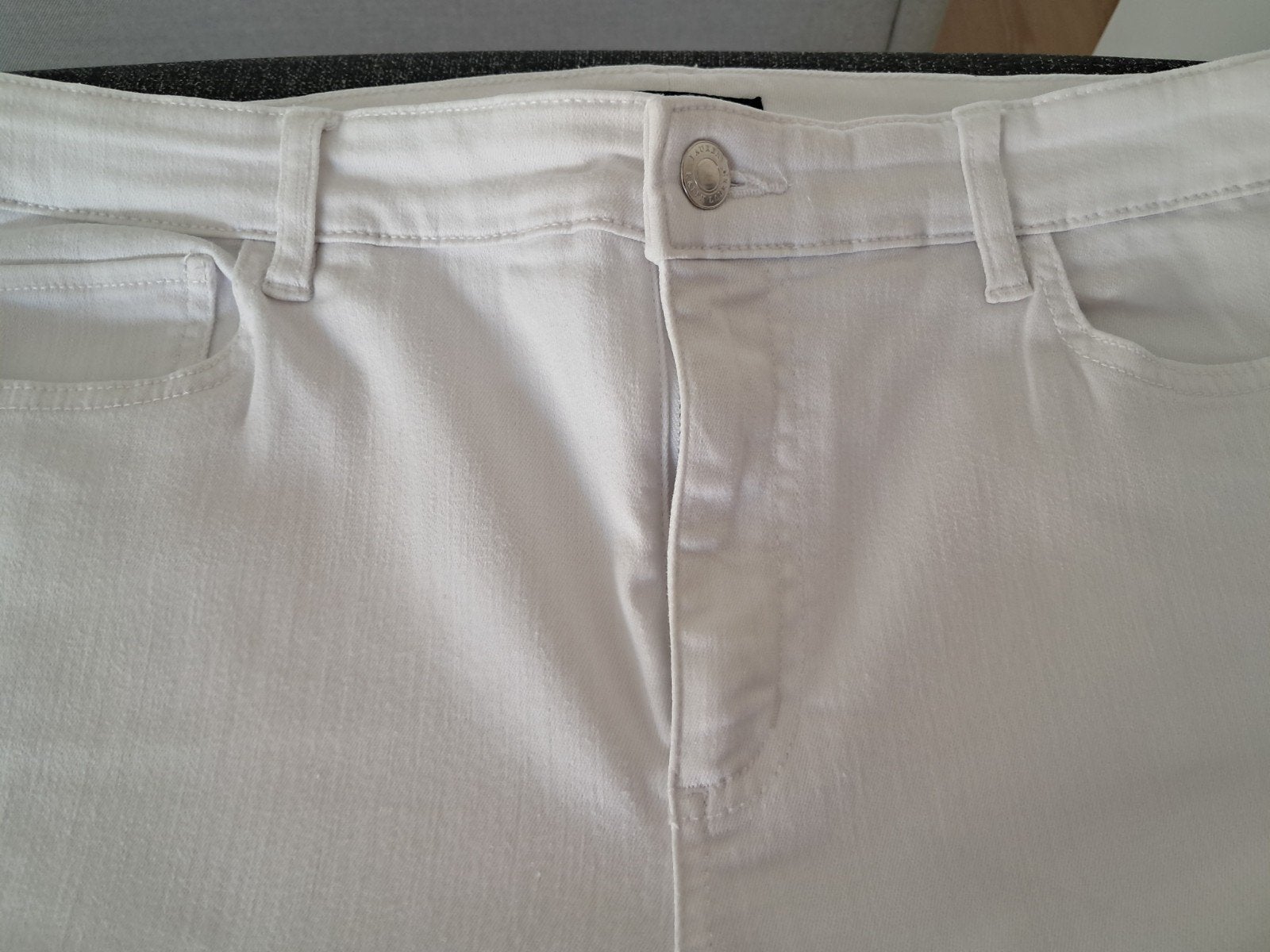 witte jeansbroek voor dames, Ralph Lauren, Wit, Maat 42/44 (L), Ophalen of Verzenden, Zo goed als nieuw