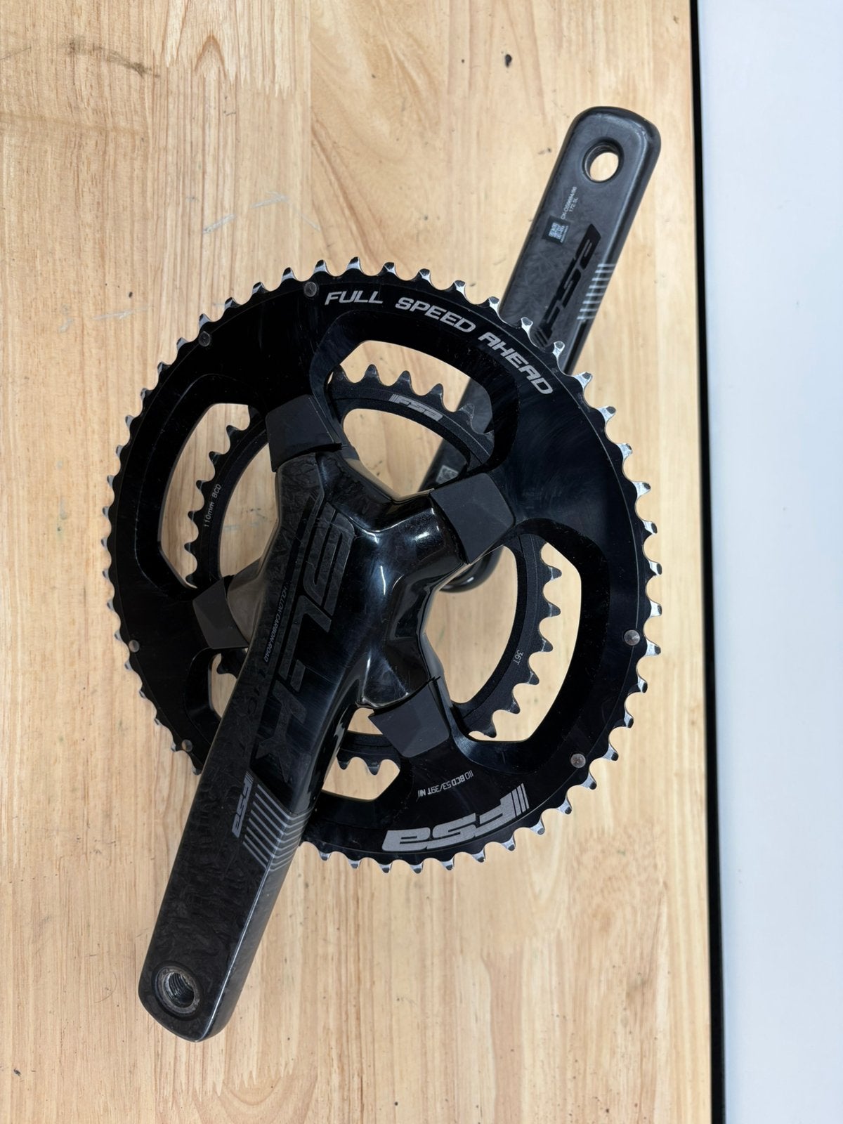 FSA sl-k crankstel, Fietsen en Brommers, Fietsonderdelen, Ophalen, Zo goed als nieuw