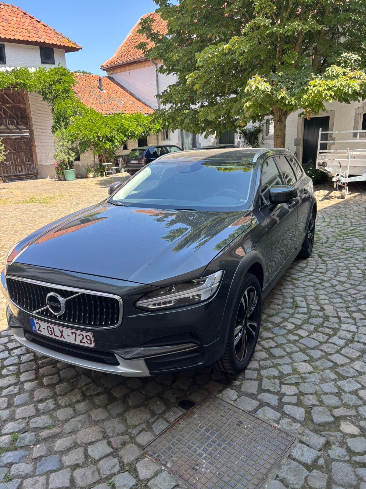 Volvo v90 cross country, Autos, Volvo, Cuir, Argent ou Gris, Achat, V90