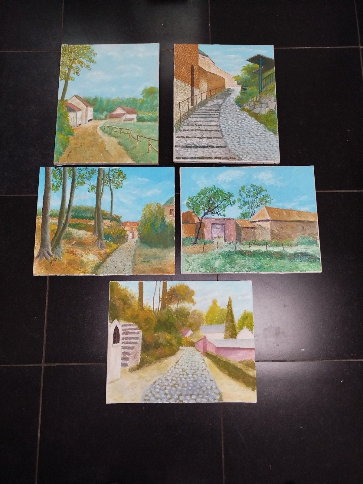 Unieke schilderijen gesigneerd door André Knockaert, Antiek en Kunst, Kunst | Schilderijen | Modern, Ophalen, Gesigneerd