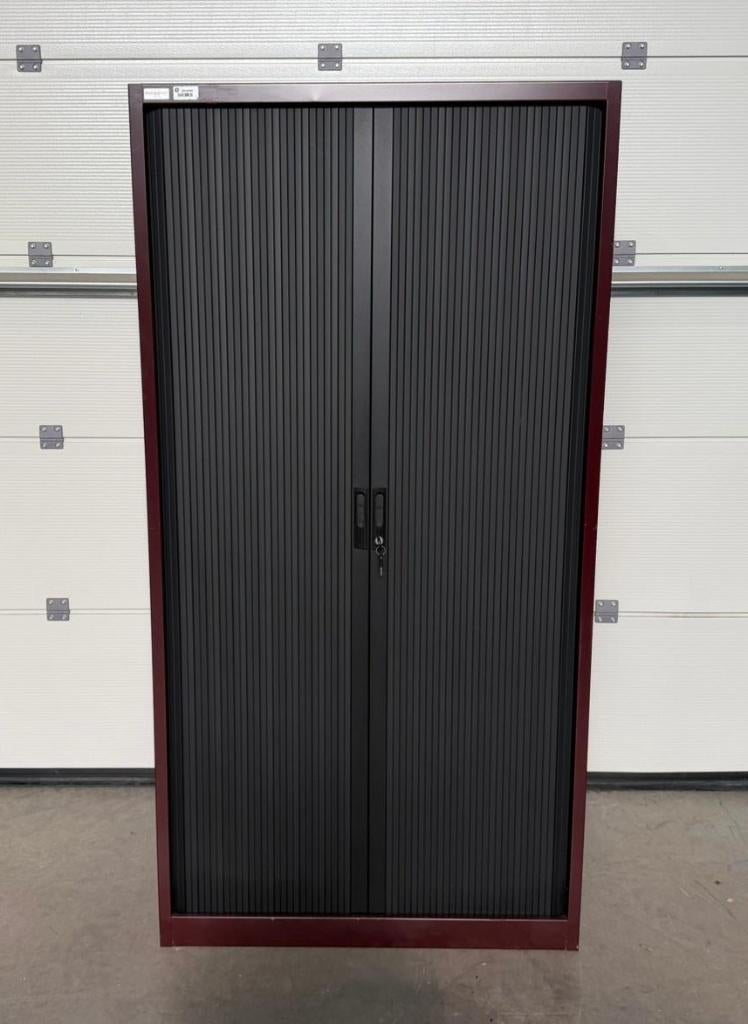 (11) Metalen hoge rolluikkasten zwarte deuren, Enlèvement, Comme neuf