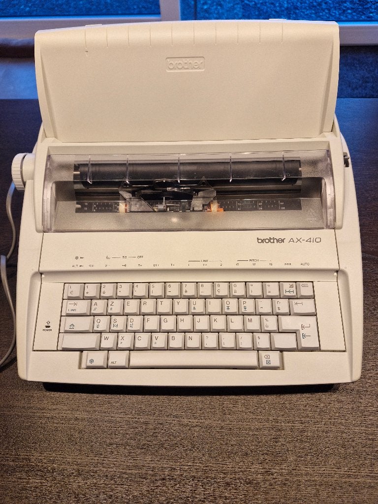 Machine à écrire électrique Brother AX-410, Enlèvement, Utilisé