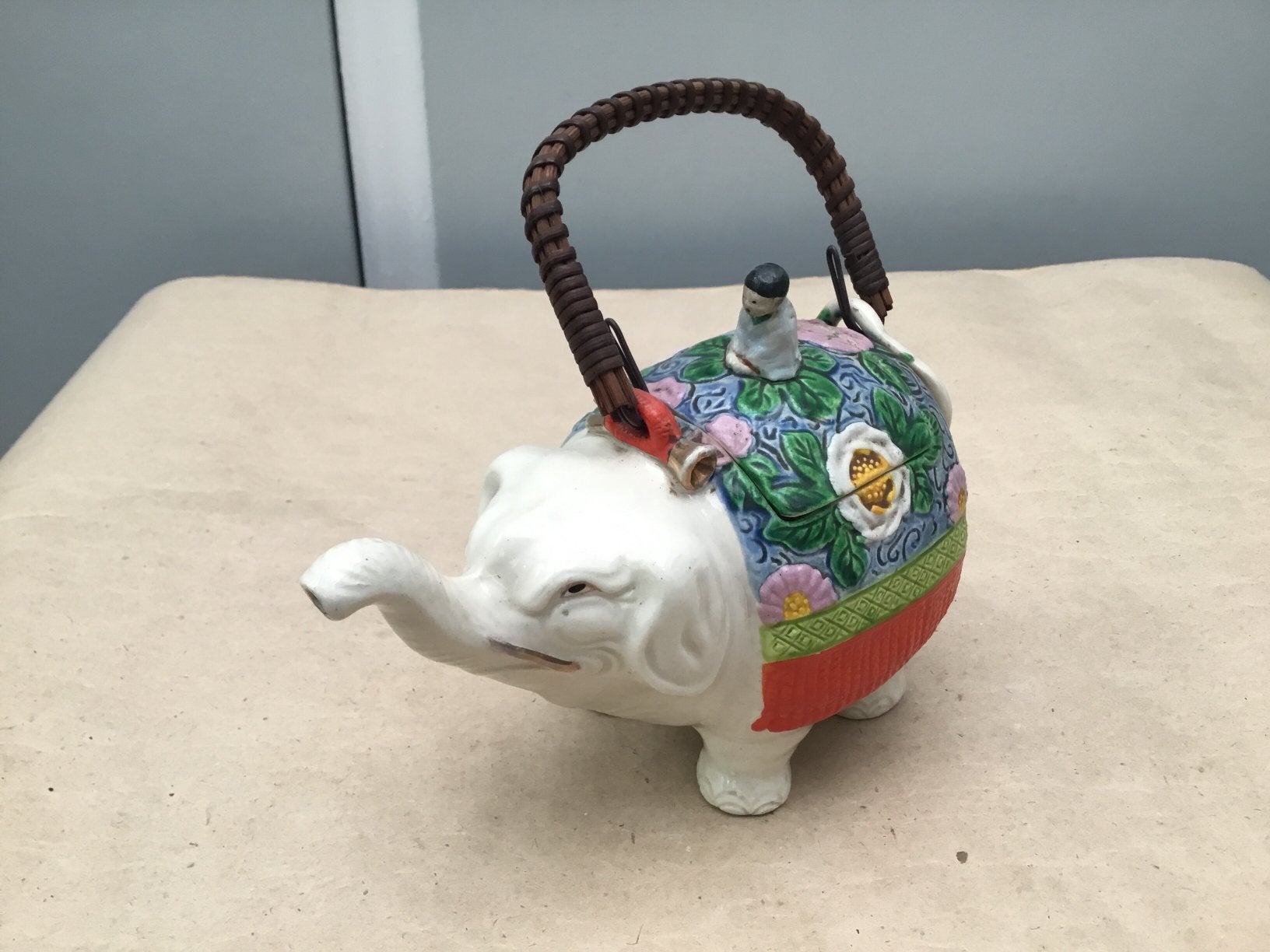 Théière japonaise vintage avec cavalier, Enlèvement ou Envoi