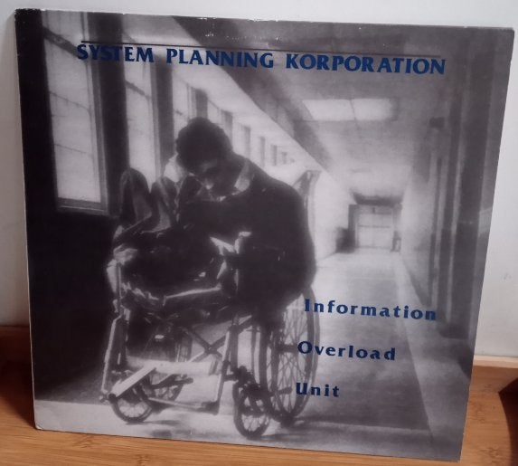 "Information Overload Unit" (SPK) vintage LP ZGAN, CD & DVD, Vinyles | Autres Vinyles, Enlèvement ou Envoi, Comme neuf