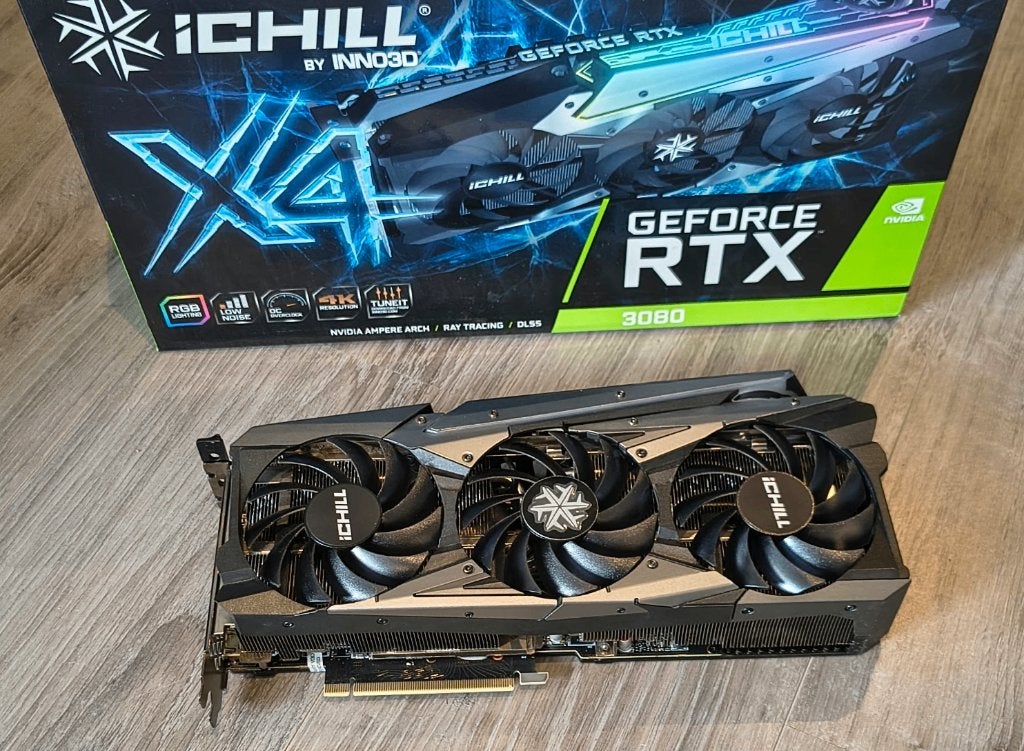 Inno3D RTX 3080 iChill X4 LHR, Computers en Software, Videokaarten, Gebruikt, GDDR6, PCI-Express 4, Ophalen of Verzenden