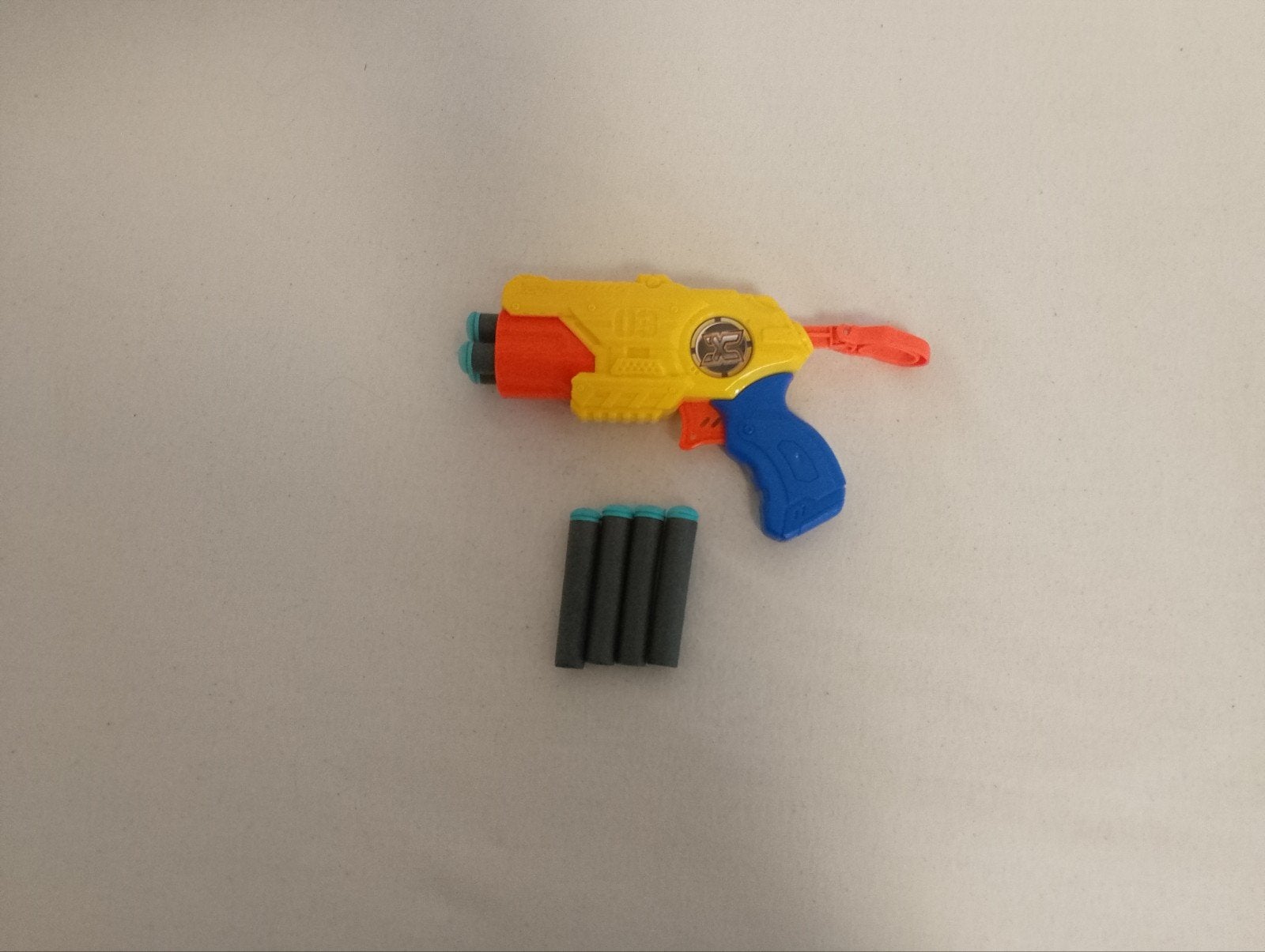 Nerf geweer Xshot, Enlèvement, Utilisé