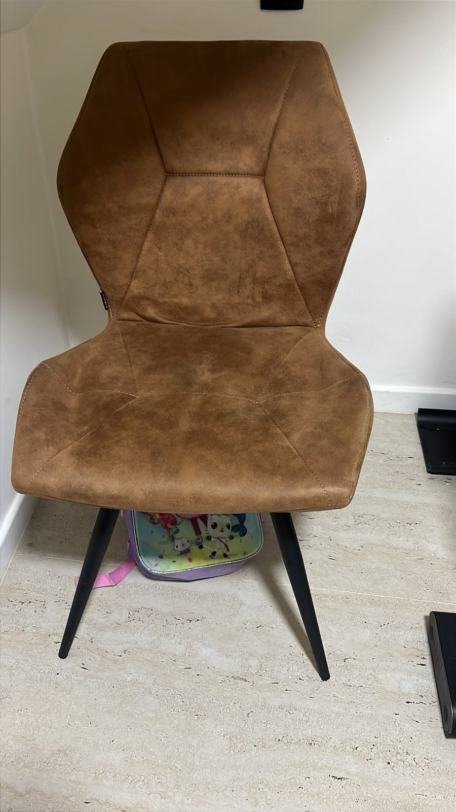 6x eettafel stoelen  te koop, Huis en Inrichting, Ophalen, Zo goed als nieuw, Bruin