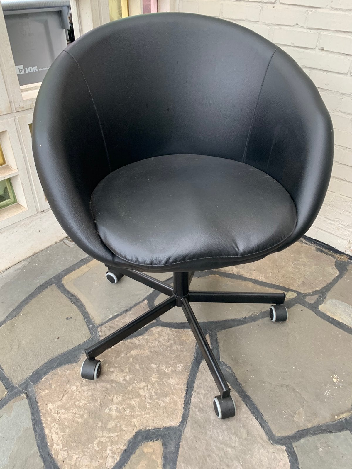 Vintage office chair, Huis en Inrichting, Ophalen, Zwart, Zo goed als nieuw, Bureaustoel