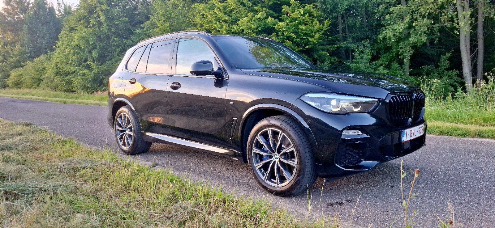 BMW X5 40i 340pk 2019, Automaat, Zwart, Leder, Bruin