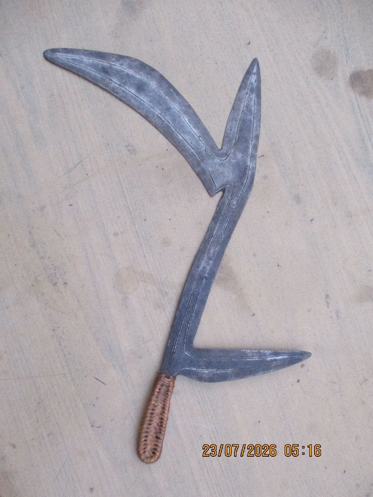 couteau de jet africain banda, Antiek en Kunst, Kunst | Niet-Westerse kunst, Ophalen