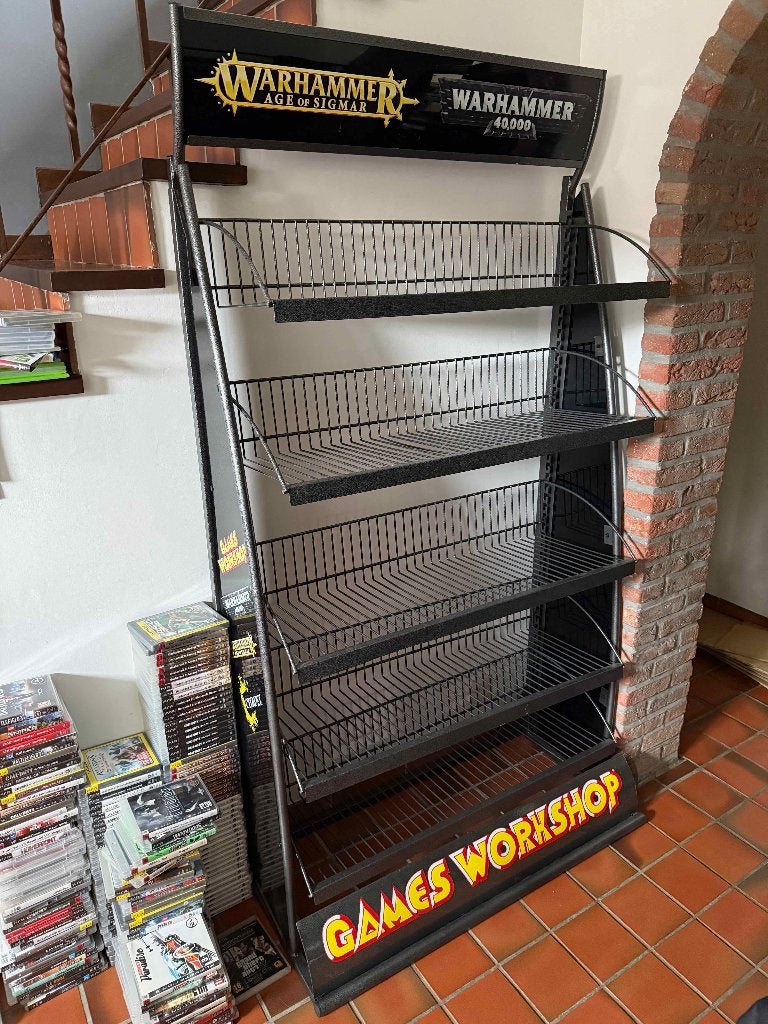 Etagère Warhammer Games Retro Nintendo Sega Playsation, Games en Spelcomputers, Ophalen, Zo goed als nieuw, Super NES