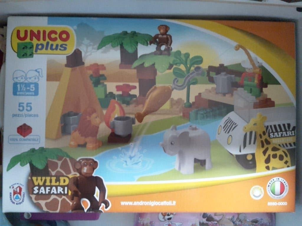 Nieuwe set Wild Safari, Unico Plus, 55 stuks, 1,5+, Ophalen of Verzenden, Nieuw, Bouwen