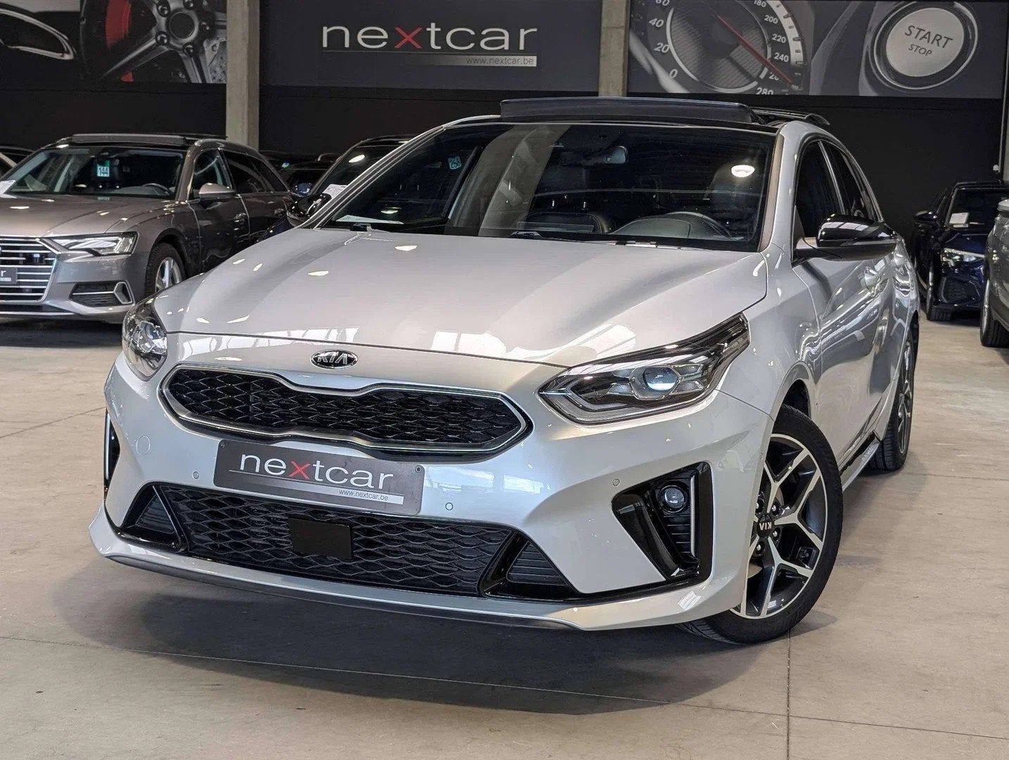 Kia ProCeed pro_cee'd 1.6CRDi GT-Line DCT *FULL LED-CUIR-PAN, Argent ou Gris, Kia, Automatique, 1598 cm³