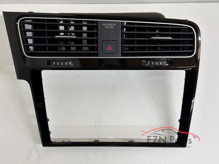 VW Golf 7 Facelift Dashboard navigatie inleg hoogglans zwart, Auto-onderdelen, Ophalen of Verzenden, Gebruikt