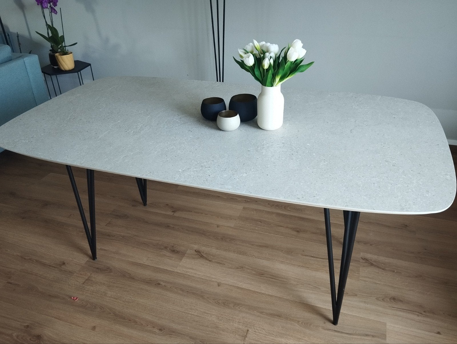 keramische tafel ( zo goed als nieuw - juntoo ), Ophalen