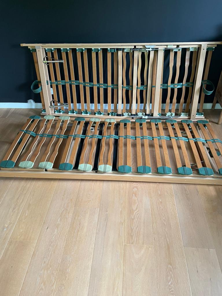 Twee latiflex bedbodems 80 x 195 cm, Ophalen, Gebruikt, 80 cm, Bedbodem