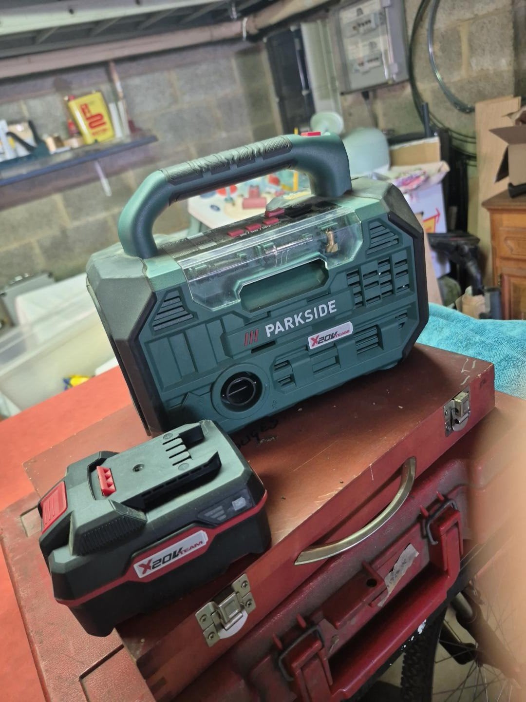 Parkside PKA 20-Li C3 + batterie 4 Ah – sans chargeur, Doe-het-zelf en Bouw, Ophalen