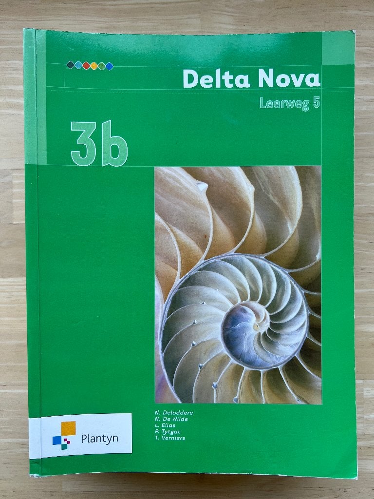 Delta nova 3B - leerweg 5, Boeken, Ophalen, Gelezen, ASO, Wiskunde A