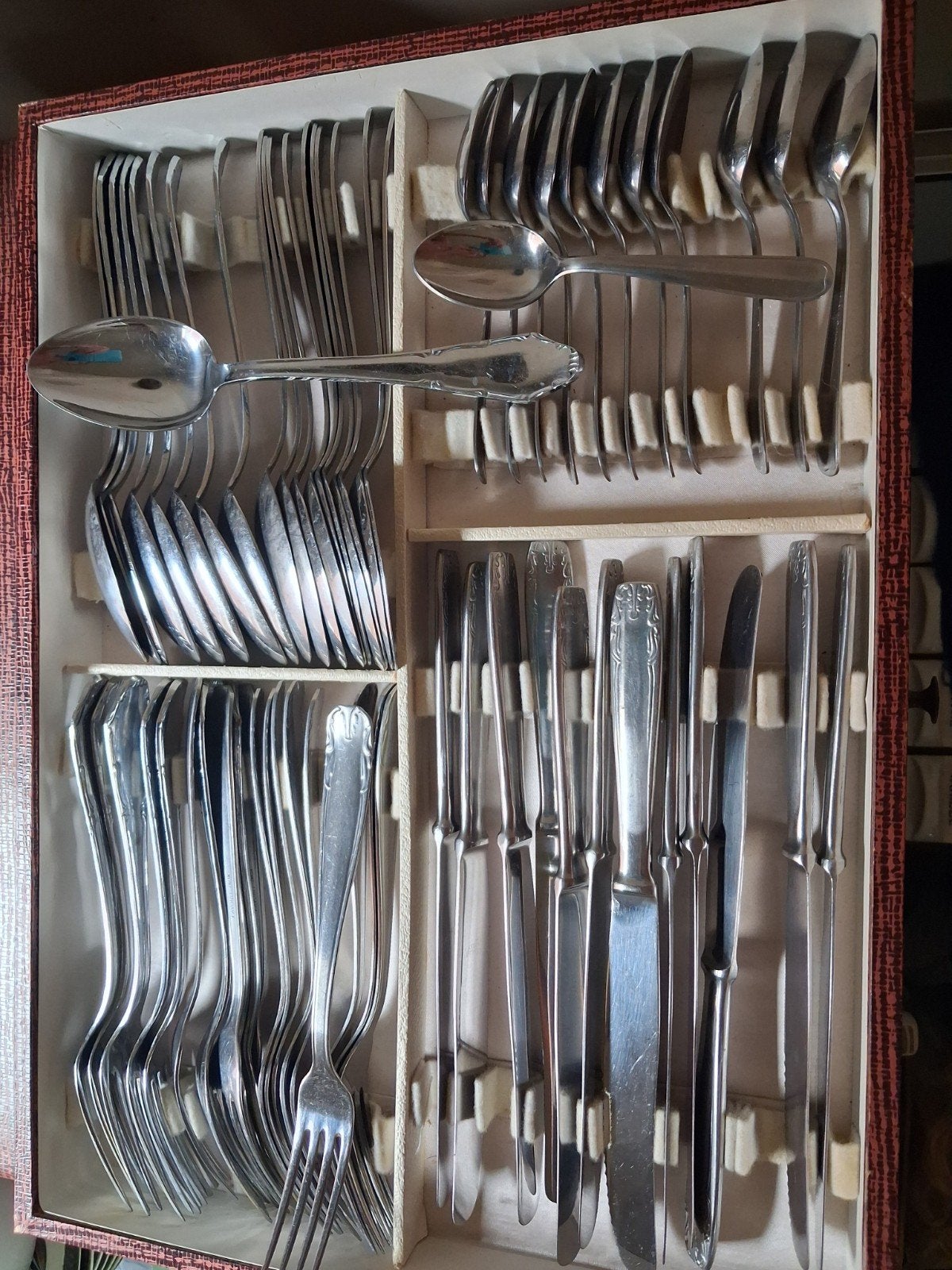 3 laden bestek koffer, Ophalen